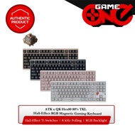 ATK x QK Hex80 80% TKL Hall-Effect RGB Magnetic Gaming Keyboard (OWLAB Ti Magnetic Switch) keyboard 