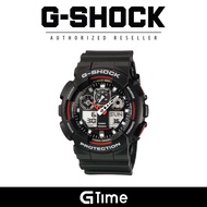 [OFFICIAL CASIO WARRANTY] Casio G-Shock GA-100-1A4 Men's Digital Red Black Strap Watch