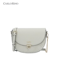 Carlo Rino Khaki Pristine Saddle Bag