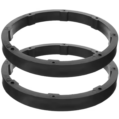 1Pair 6.5 Inch Vehicle Speaker Spacers Car Speaker Mounting Spacer Plastic Spacer Ring for Enhanced