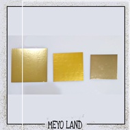 35X35 cm SQUARE coaster GOLD cake base (3 PCS) 35cm square cake board GOLD 35x35cm cardboard 35