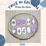 Truz edition 1st (Chilli, Romy, Yochi) Press on nails (fake nails) gel