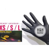 New Model 6P8S0 Nitrile Safe Glove Black/Rubber Gloves/Gloves /Safe Glove Black K97