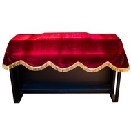 Cover Piano Upright Dan Keyboard Bludru Penutup Piano Elektrik Pelindung Piano