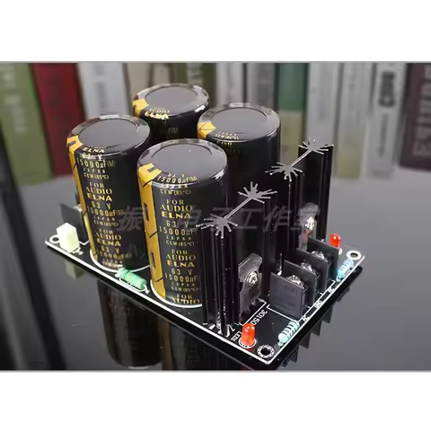ELNA 4X 63V 15000UF Capacitor Schottky Rectifier Filter Power Supply Board