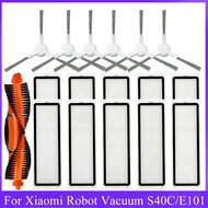 For Xiaomi Robot Vacuum S40C/E101 Accessories Main Roller Brush Side Brush,Hepa Filter Accessories