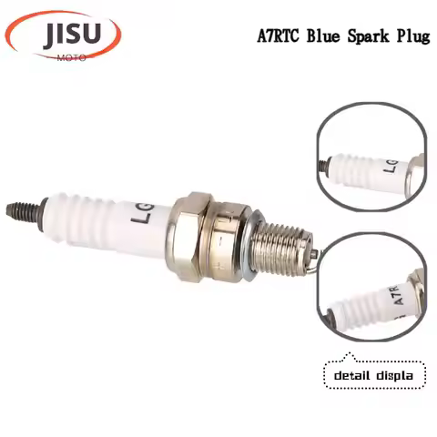 Spark Plug CR7HSA A7RTC A7TC A7RC Compatible with GY6 50cc-150cc, For Honda XR80R XR100R, CRF80F CRF