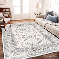 Area Rug 6x9 Washable Rug Gray Vintage Rug Traditional Floor Cover Thin Rug Retro Kitchen Indoor Dis