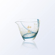 TOYO-SASAKI | 金箔藍帶公道杯客製化禮物 刻字玻璃杯 雕刻禮物