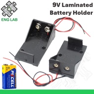 ENGLAB 9V Laminated Battery Holder, Battery Socket With Wire