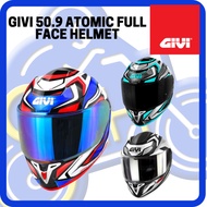 HELMET GIVI 50.9 ATOMIC FULL FACE ACCESSORIES GIVI HELMET FULLFACE 509 NEW