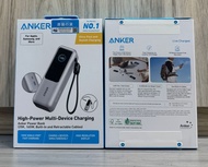 🔥 全新行貨現貨 🔥 Anker Power Bank ( 25K, 165W, Built-In and Retractable Cables ) 100W PD 行動電源 A1695H11 A16