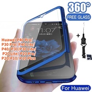 360 Degree Full Cover Phone Case For Huawei P30 Lite P20 Lite P40 Lite P10 Plus P30 P30 Pro P20 P20 Pro P40 P40 Pro P10 Case With Tempered Glass Cover Case