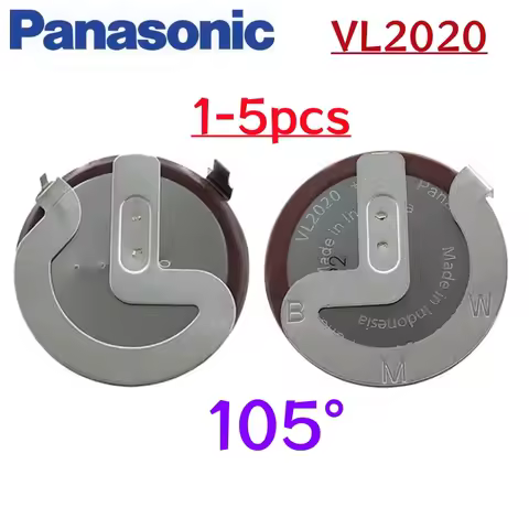 1-10 piece VL2020 Original Panasonic 2020 rechargeable battery batteria With Legs 105 degrees for BM