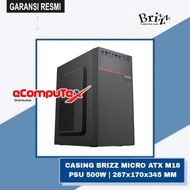 B RIZZ MICRO ATX M09 COMPUTER PC CASE / M 09 INCLUDES 500W 500 W PSU