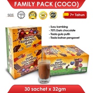 MERAH Combo Red Dark Chocolate Drink Based On OCOC Goat Milk
