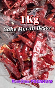 Cabe merah kering besar wonder hot GradeA (tidak pedas) istimewa 1kg