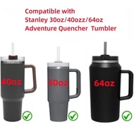Jerami Gantian untuk Tumbler Stanley 64oz, Berus Pembersih Jerami Lebih Panjang untuk Stanley Quench