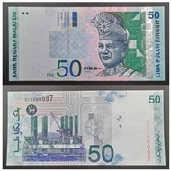 [Loh Banknote] Malaysia Rm50 10th Series Ali Abul Hassan Ali Center (UNC) DC 3600987