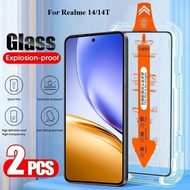 2pcs Full Glue Cover Tempered Glass For Realme Narzo 80X 80 Lite 70 Pro/Turbo 70X N61 Realme C75 C75