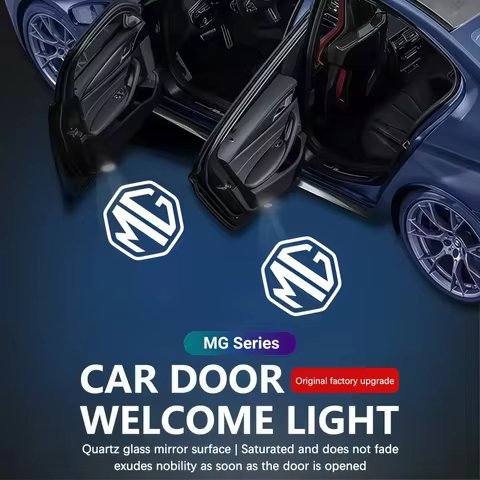 Car Door Projection Light Welcome Logo Ghost Shadow Courtesy Light Wireless HD For MG ZS MG4 EV MG H