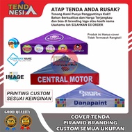 TENDA PYRAMID TENT ROOF COVER SIZE 2X2M 3X3M 4X4M 5X5M INCLUDES PRINTINGDesign