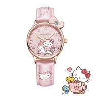 Sanrio Hello Kitty Kawaii Kuromi Cinnamoroll Đồng Hồ Đeo Tay Thạch Anh Cho Trẻ Em Thời Trang Giai Đi