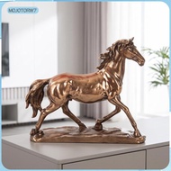 [mojotorw7] Horse Figurine Copper Horse Statue Ornament Graceful Decor Elegant for Collectors, Deskt
