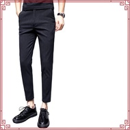 seluar slack lelaki Business korean Casual Pant seluar slack lelaki slimfit Vertical striped trouser