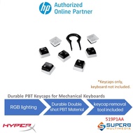 HYPERX Durable PBT Keycaps for Mechanical Keyboards [BLK/WHITE/PINK][519P1AA/519T5AA/519T9AA]