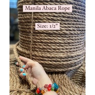 Manila Abaca Rope 12mm or 1/2 180meters Lenght