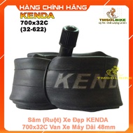 KENDA Bicycle Tube (32-622) 700x32C AV48L - Motorcycle valve 48mm long, Bicycle Tube 700x32C KENDA
