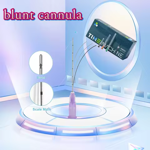 22g 50mm Medical Disposable Sterile microcannula Blunt Tip Micro Cannula Needle for Injectable Hyalu