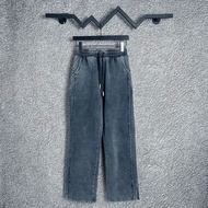 Chrome Hearts Ash Color Versatile Loose Straight Washed Casual Pants