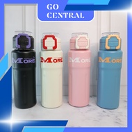 TERMOS GC MORE Portable Thermos Bottle 600ML Heat and Cold Resistant 2 Times Drinking Sip & Suction 
