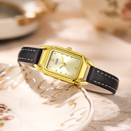 Gody High-value Small Cube Sugar Women's Watch Niche High-sense Belt Student Watch Fashion Saddle Ca