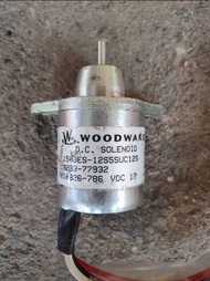 โซลินอยด์ท้ายปั๊ม ของแท้ วูดวอร์ด !!! KOMATSU PC30 PC40