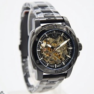 Alghani Watch Jam Tangan Wanita Christ Verra C71062 Automatic Stainless Steel Strap - Black
