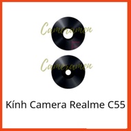 [ Realme C55, RealmeC55 Camera Glass (With paper glue) ]