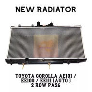 RADIATOR TOYOTA COROLLA AE101 EE100 EE111 AUTO AIR KERETA TOYOTA COROLLA AE101 EE100 EE111 AUTO 2ROW