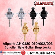 Allparts AP-0680 Schaller Style Guitar Strap Locks Strap Lock System Electric Guitar Bass Guitar Acc