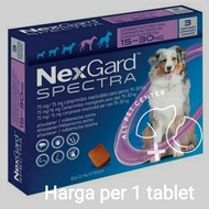 Nexgard Spectra Worms Plus Size L, Original Merial Ori