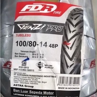 Ban Tubeless Fdr Genzi Pro Ring 14 80/80 90/80 100/80 Free Pentil 100%