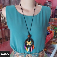 Ethnic Necklace A403 Women's Necklace Accessories Hijab Necklace LongTALI Party Necklace