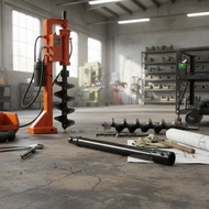 Thickened Auger Extension Rod Extended Reach Ground Auger Extension Rod Deep Drilling