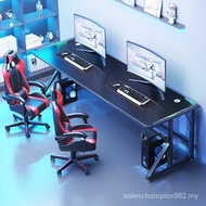 ❤Fast Straw Fast Straw❤Fanyou (FANYOU) Double Computer Desk Household Gaming Desk Desktop Desk Internet Cafe Internet Cafe Couple Double Table Chair Set Simple Game Table Sports Table