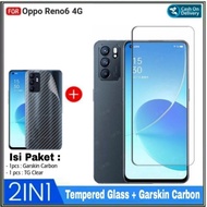 2IN1 PACKAGE Tempered Glass Clear Oppo Reno 6 7Z 7 4G 5G 5 5F 4F 4 3 3 Pro 2 2F 2Z ACE + Garskin Car