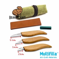 S15 Beaver Craft Whittling & Chip Carving Kit - Wood Carving Tool Set