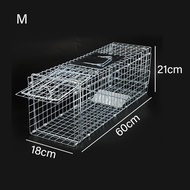 กับดักแมว กรงดักแมว (ไซส์ M-2XL) กรงดักสัตว์ขนาดใหญ่ กรง ดัก แมว จรจัด กรงแมว กรงแมว กรงจับแมวจร ที่