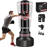 JUOIFIP Freestanding Punching Bag with Boxing Gloves and Electric Air Pump 70inch